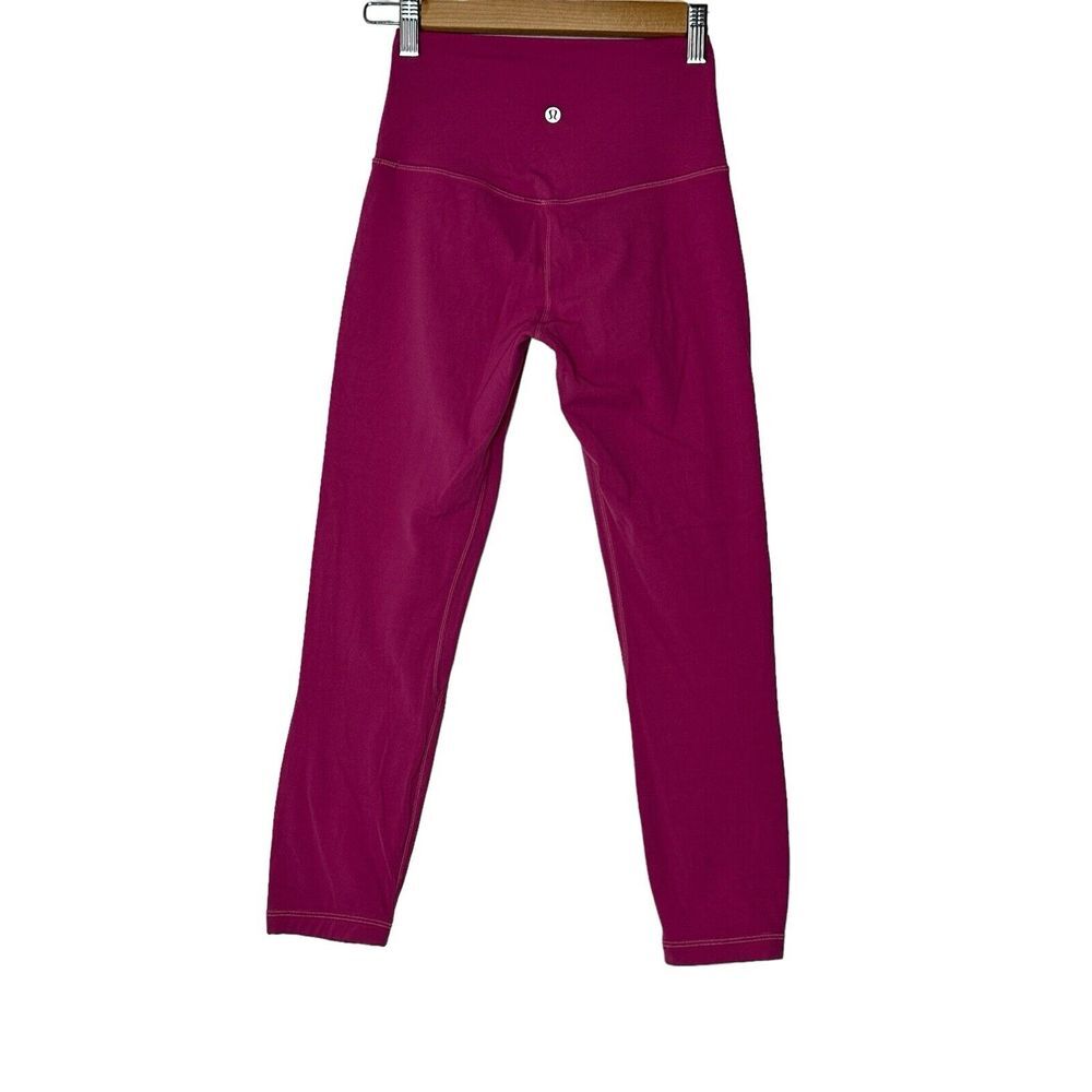 LULULEMON Leggings Align Women's‎ 22" inseam Pink  4 Running Yoga Gym Outdoor